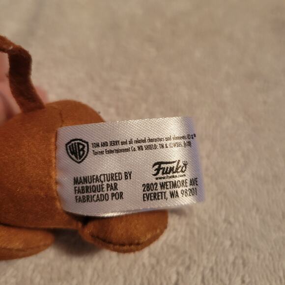 Funko Tom & Jerry Game Stop Jerry Mouse Plush Stuffed Toy 6 Inch Warner Brothers - Picture 5 of 6